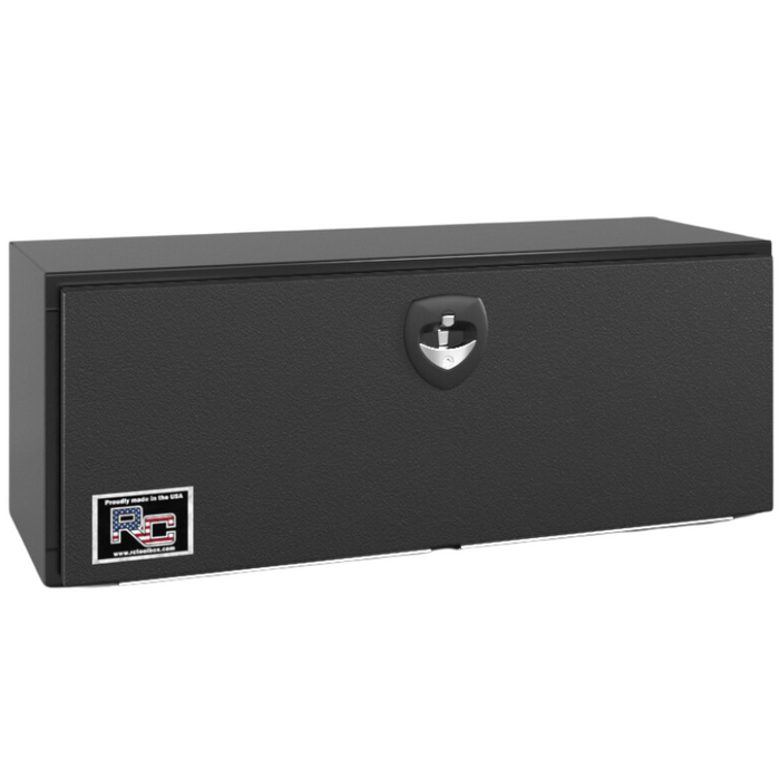 RC Industries Underbody Tool Box M-Series 48x18x18 .125 Smooth Aluminum Textured Matte Black Model MX481818.XB