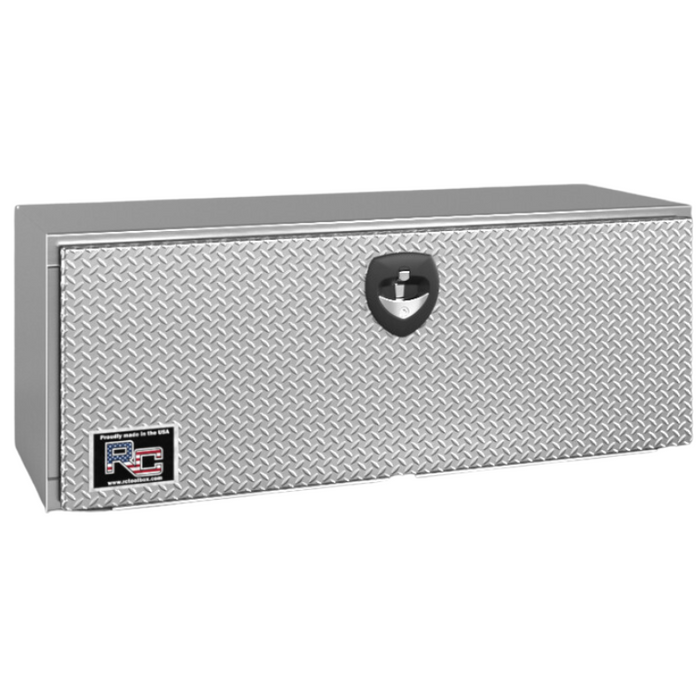 RC Industries Underbody Tool Box M-Series 48x18x18 .125 Aluminum Box With Diamond Tread Aluminum Door Model MX481818.U