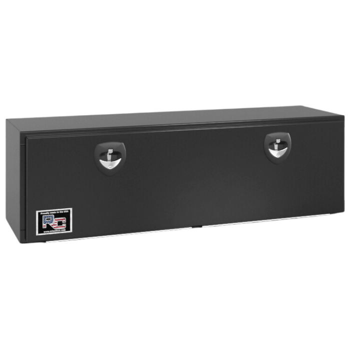 RC Industries Underbody Tool Box M-Series 60x24x24 .125 Smooth Aluminum Gloss Black Model MX602424.XG