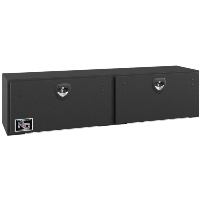 RC Industries Underbody Tool Box M-Series 96x24x24 .125 Smooth Aluminum Textured Matte Black Model MX962424.XB