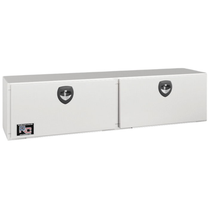 RC Industries Top Mount Tool Box M-Series 96x24x16 .125 Smooth Aluminum Gloss White Model MX962416.XD