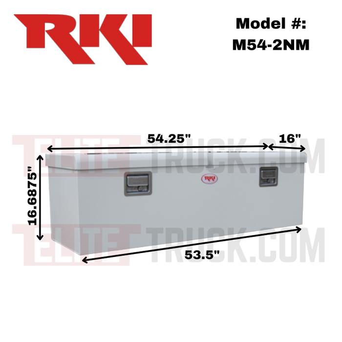 RKI M-Series Double Lid Chest 54 1/4"L x 16"W x 16 11/16"H Model M54-2NM