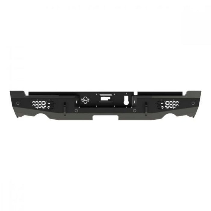 Ranch Hand Midnight Series Rear Bumper Fits Select 19-24 Ram 1500 - Rear Exhaust Model MBD19HBMSLE