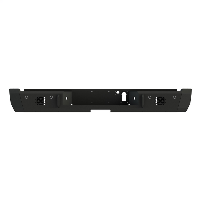 Ranch Hand Midnight Rear Bumper, Works with select 24-26 Ford F-150, Side Exhaust Only Model MBF24HBMSL