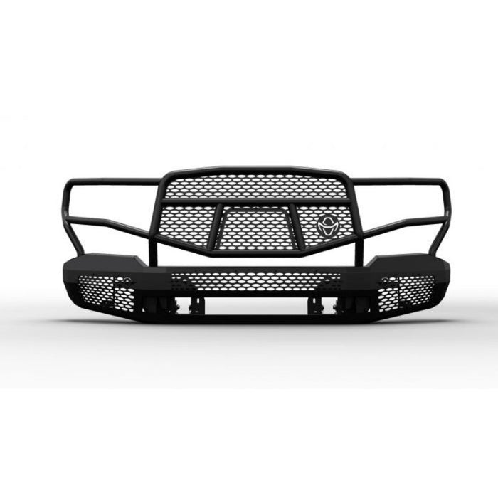 Ranch Hand Midnight Series Front Bumper W/ Grille Guard Fits Select 19-22 Chevrolet Silverado 1500 Model MFC19HBM1