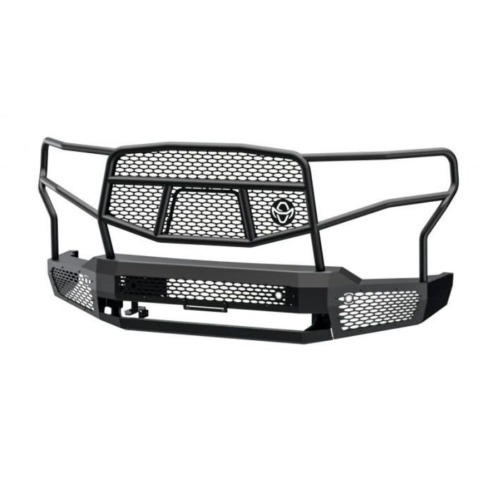 Ranch Hand Midnight Series Front Bumper W/ Grille Guard Fits Select 20-23 Chevrolet Silverado 2500 HD/3500 HD Model MFC201BM1