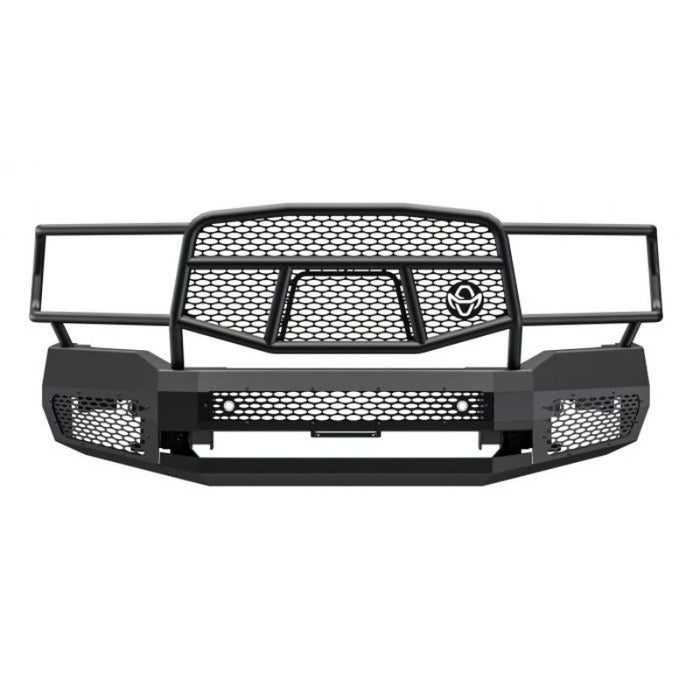Ranch Hand 2019-2022 Ram 2500/3500 Midnight Front Bumper With Grille Guard Works With Camera MFD191BM1