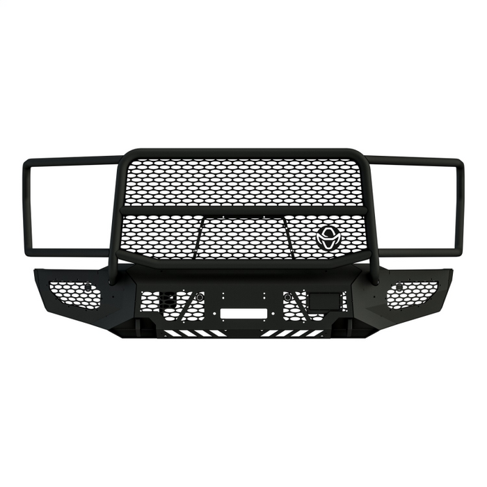 Ranch Hand Midnight Bumper W/ Grille Guard, Fits Select 24-26 Ford F-150, Works With Camera Model MFF24HBM1