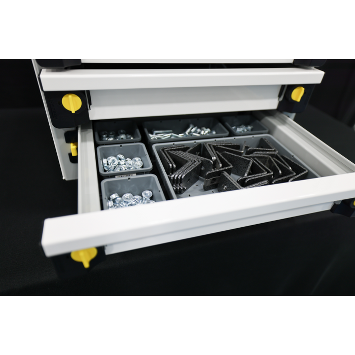 CTech MotionGlide 18w x 24.75h x 14d Drawer System - Seven 3-inch Drawers w/ Toolgrid Model MG-6