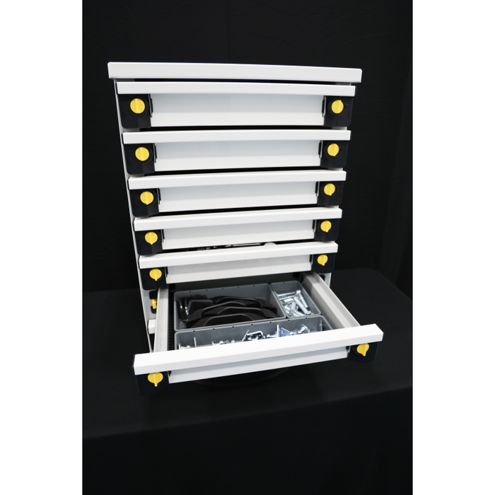 CTech MotionGlide 18w x 24.75h x 14d Drawer System - Seven 3-inch Drawers w/ Toolgrid Model MG-6