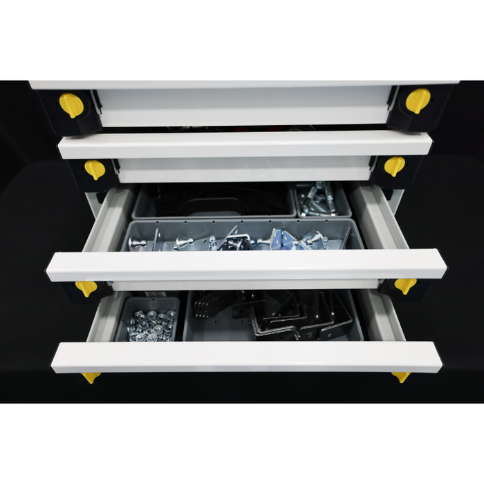 CTech MotionGlide 18w x 24.75h x 14d Drawer System - Seven 3-inch Drawers w/ Toolgrid Model MG-6