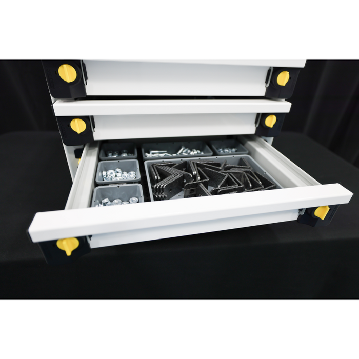 CTech MotionGlide 18w x 24.75h x 14d Drawer System - Seven 3-inch Drawers w/ Toolgrid Model MG-6