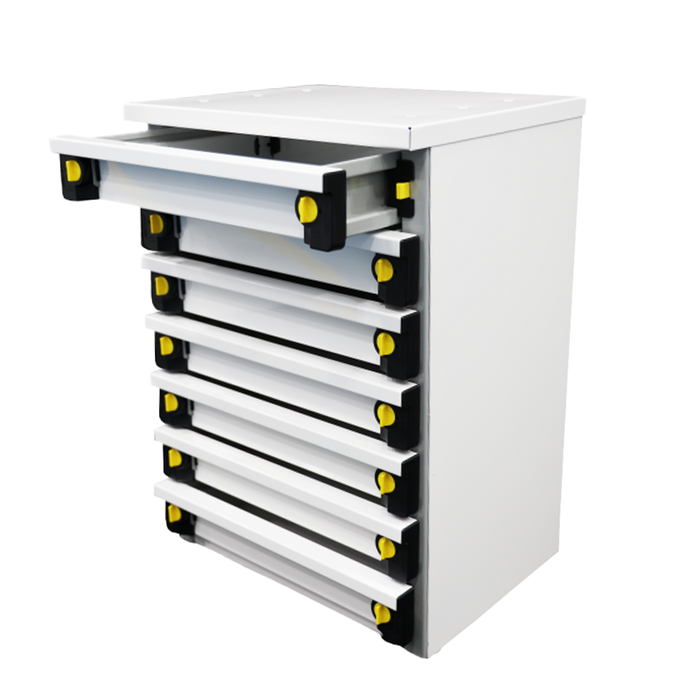 CTech MotionGlide 18w x 24.75h x 14d Drawer System - Seven 3-inch drawers w/o Toolgrid Model MG-7