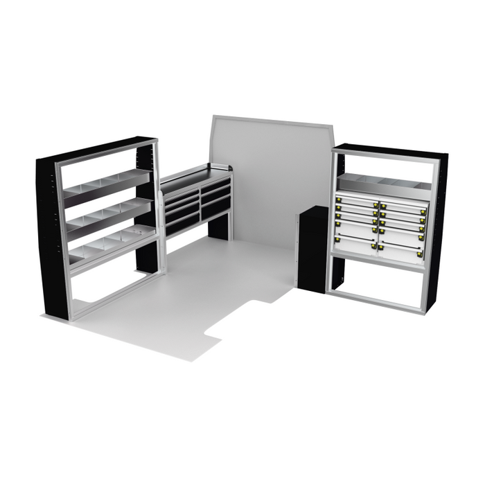 CTech VanPro General Service Van Package Mercedes Sprinter 144" Wheelbase Model MS-144-PRO-2
