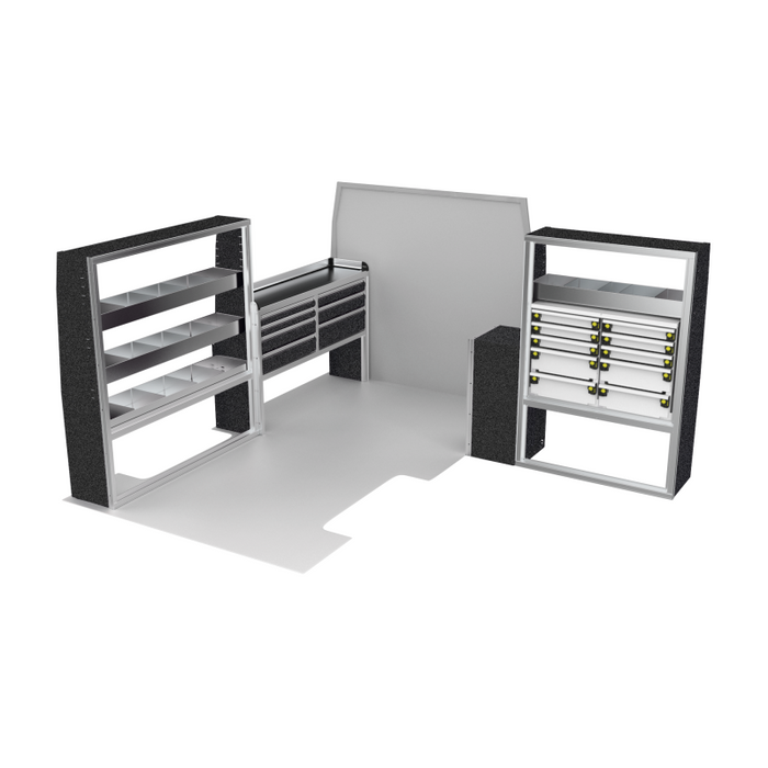 CTech VanPro General Service Van Package Mercedes Sprinter 144" Wheelbase Model MS-144-PRO-2