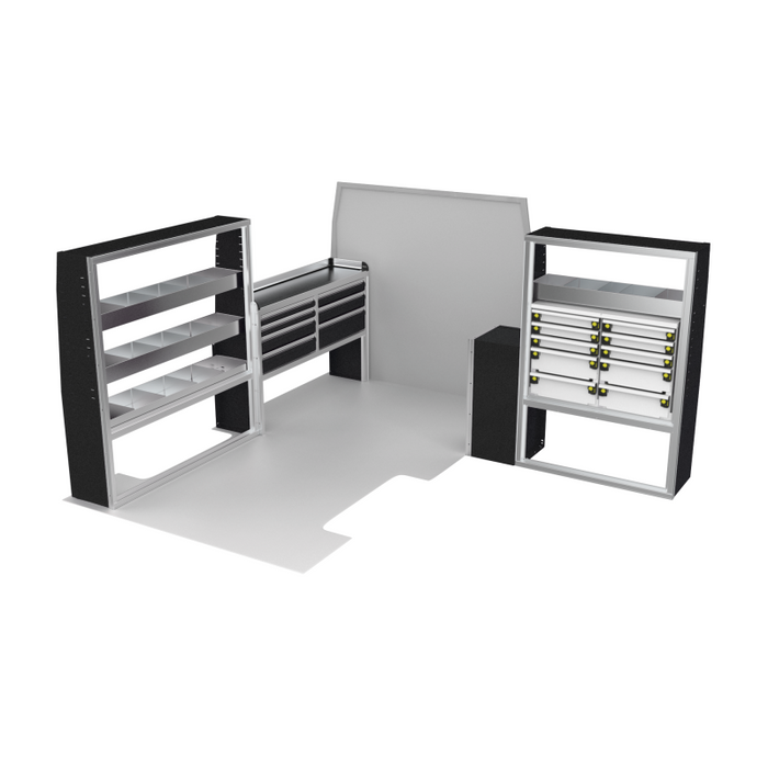 CTech VanPro General Service Van Package Mercedes Sprinter 144" Wheelbase Model MS-144-PRO-2