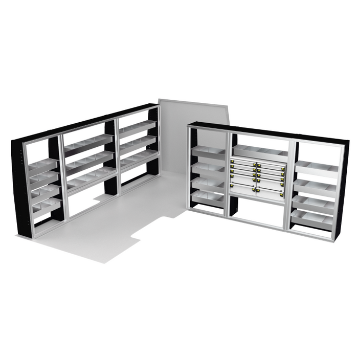CTech VanPro Commercial Shelving Van Package Mercedes Sprinter 170" Wheelbase Model MS-170-PRO-1