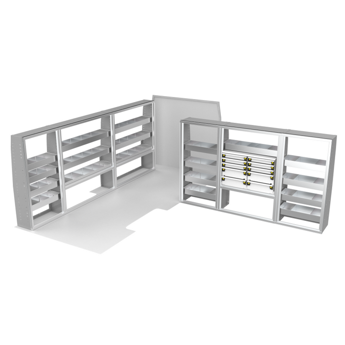 CTech VanPro Commercial Shelving Van Package Mercedes Sprinter 170" Wheelbase Model MS-170-PRO-1