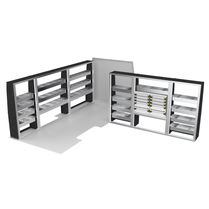 CTech VanPro Commercial Shelving Van Package Mercedes Sprinter 170" Wheelbase Model MS-170-PRO-1