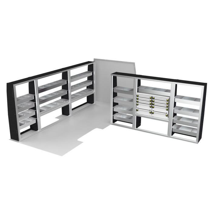 CTech VanPro Commercial Shelving Van Package Mercedes Sprinter 170" Wheelbase Model MS-170-PRO-1
