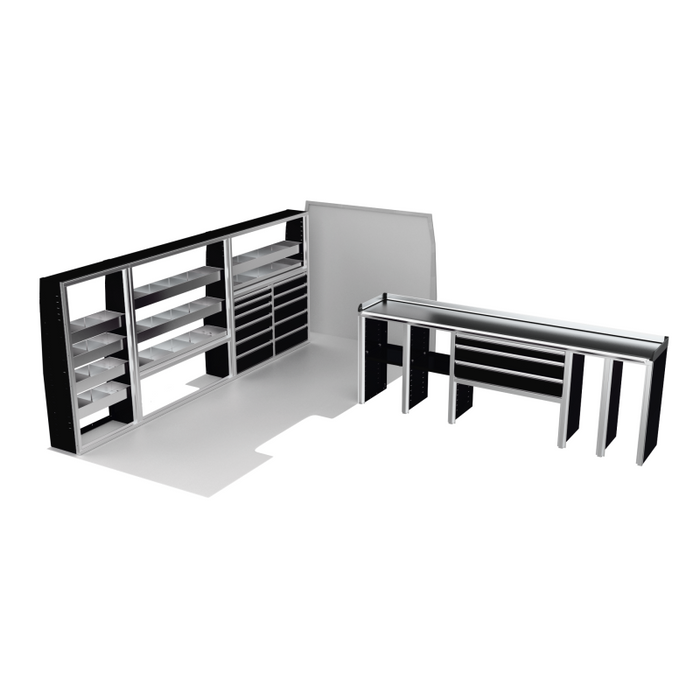 CTech VanPro Locksmith Van Package Mercedes Sprinter 170" Wheelbase Model MS-170-PRO-3