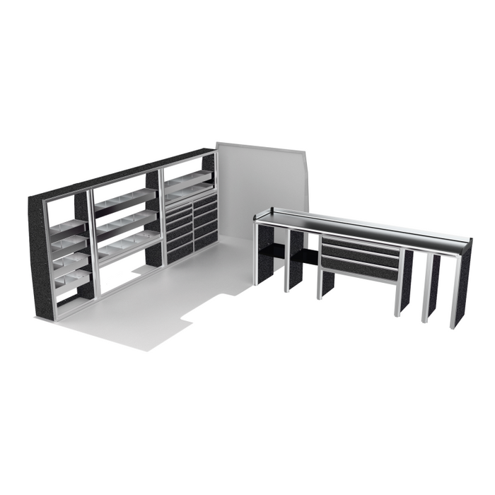 CTech VanPro Locksmith Van Package Mercedes Sprinter 170" Wheelbase Model MS-170-PRO-3