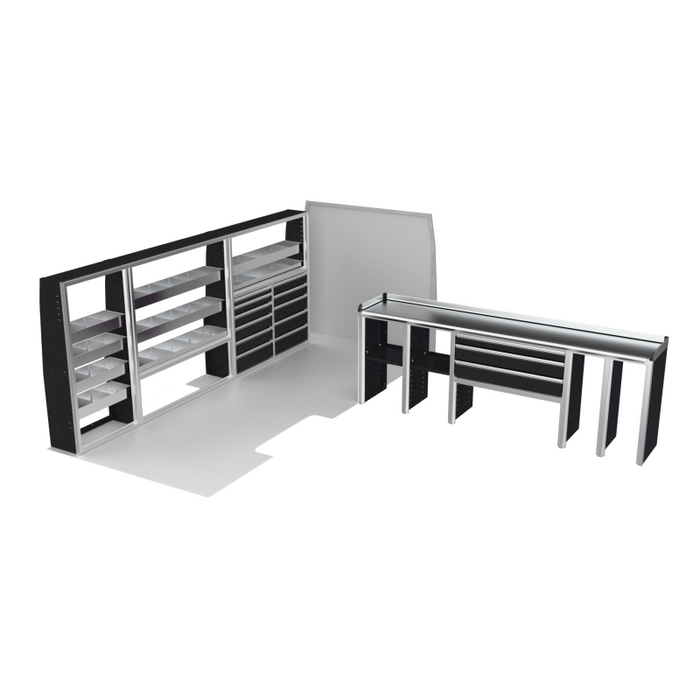 CTech VanPro Locksmith Van Package Mercedes Sprinter 170" Wheelbase Model MS-170-PRO-3