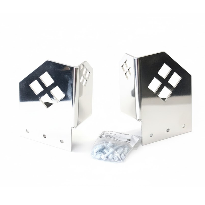 Merritt Horn Stops Gloss Aluminum – pair Model 7260-2