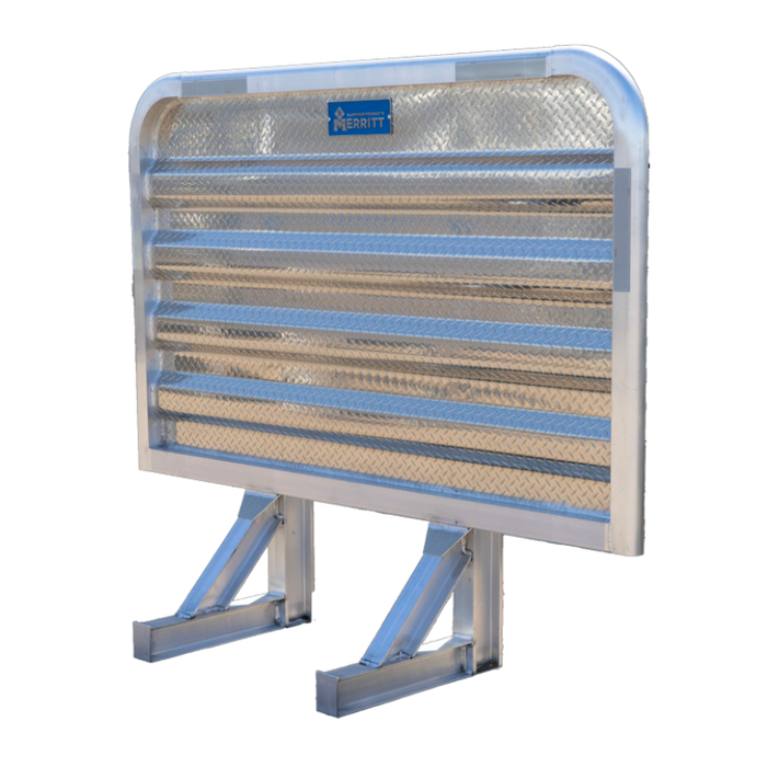 Merritt Standard Cab Rack 68×86, Jail Bar Window, Full Tray, 2 Locking Chain Racks Model 319367C-0021