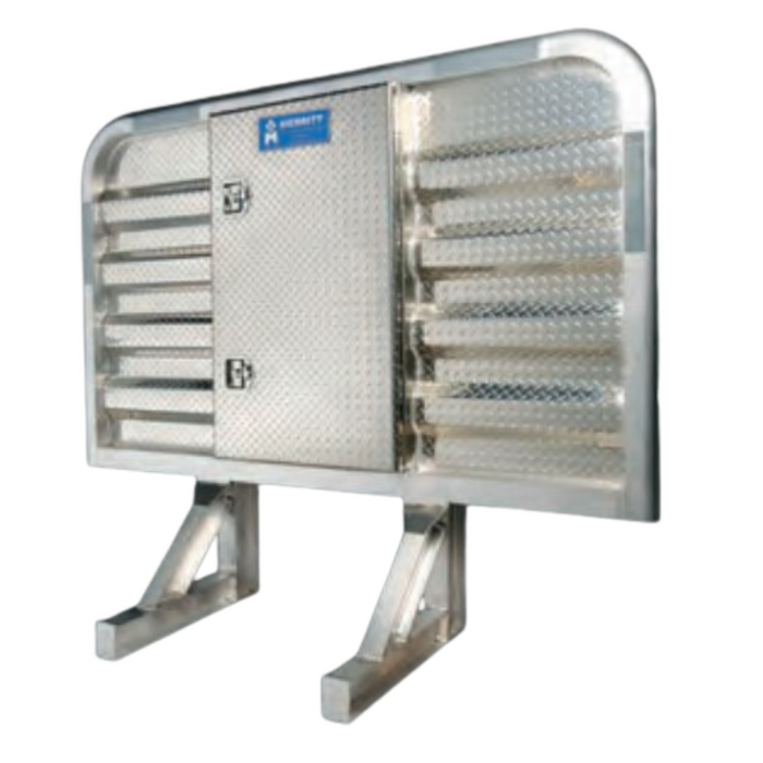 Merritt 68"X76" Dyna-Light Cab Rack Radius Corners Diamond Plate Panel Standard Center Enclosure Model 318373