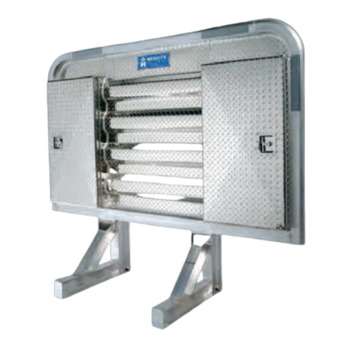 Merritt 68"X86" Dyna-Light Cab Rack Radius Corners Diamond Plate Panel Side Enclosures Model 319381