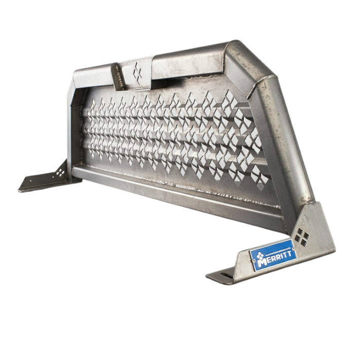 Merritt Headache Rack, Above Cab Punched Panel, 26" x 70", Bare Metal Model 720236-531