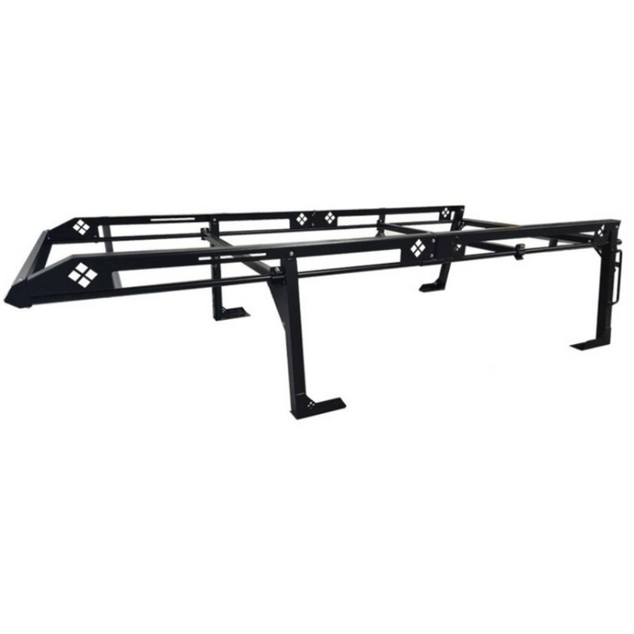 Merritt Aluminum Ladder Rack For Full Size Trucks 12' x 73" 1000lb Capacity Textured Black Powder Coat Model 770114-106