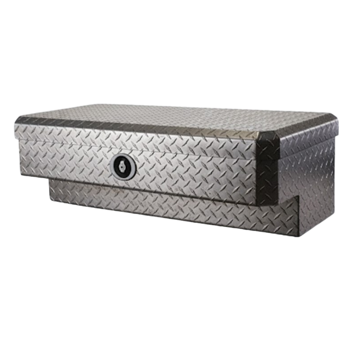 Merritt Side Mount Low Side Box, Diamond Plate Single, 18″ x 16″ x 36″, Bare Metal Model 710521-111
