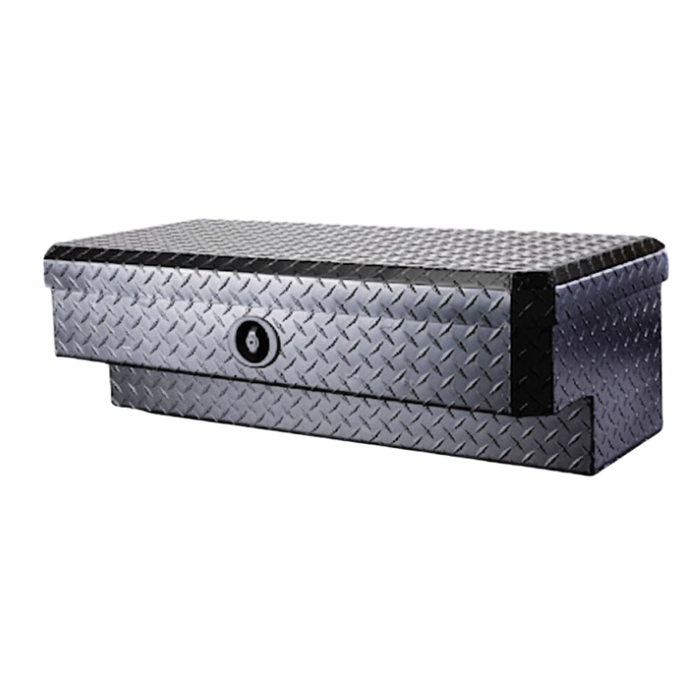 Merritt Side Mount Low Side Box, Diamond Plate Single, 18″ x 16″ x 48″, Gloss Aluminum Model 710522-112