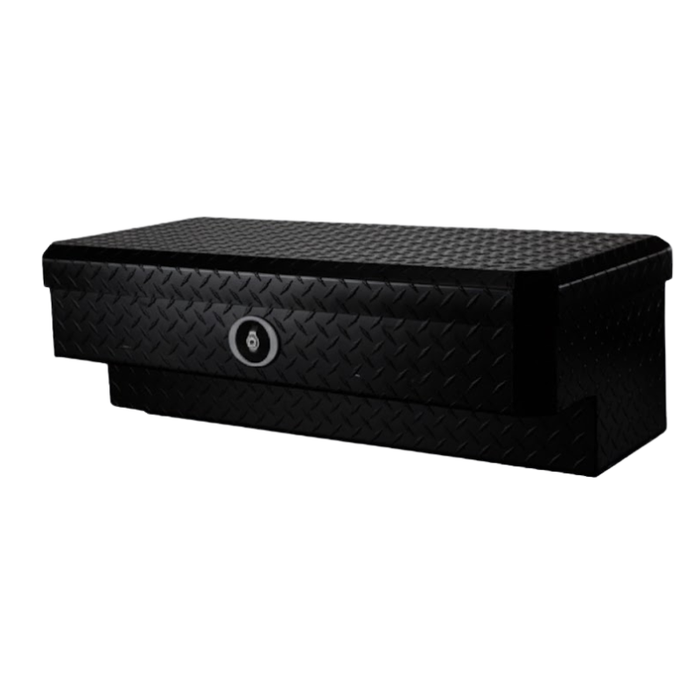 Merritt Side Mount Low Side Box, Diamond Plate Single, 18″ x 16″ x 90″, Gloss Black Model 710525-113