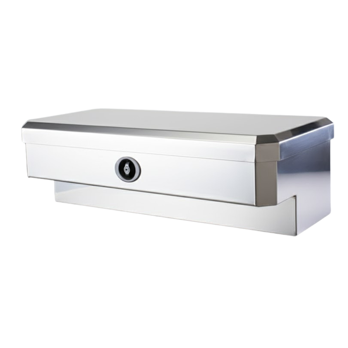 Merritt Side Mount Low Side Box, Smooth Single, 18″ x 16″ x 90″, Gloss Aluminum Model 710525-222