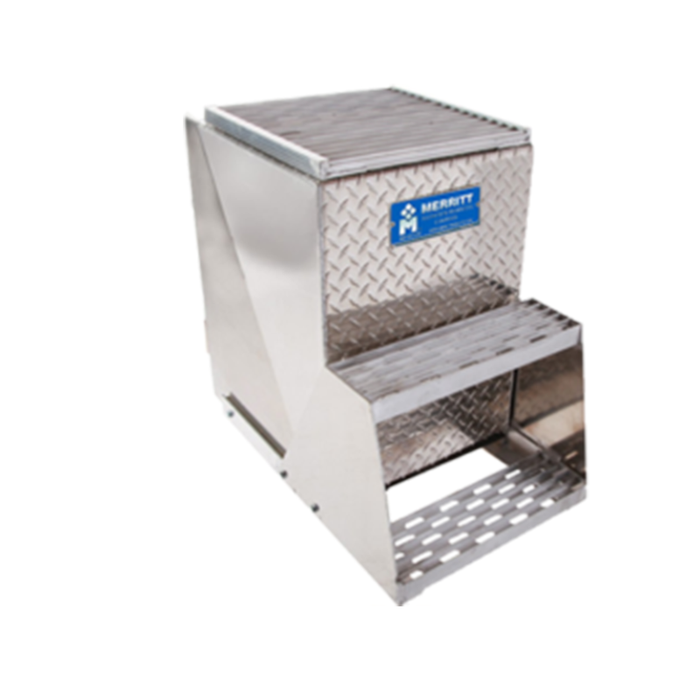 Merritt Stack Pack Battery Box 4 Battery 25 (H) × 25 (D) × 16 (L) In Vertical W/ Step W/ Tie Down Kit Model 3556-1