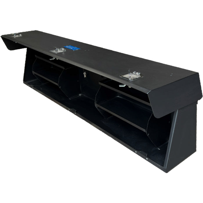 Merritt Top Mount Truck Box 16x12x48 Satin Black Smooth Door Model 710126-224