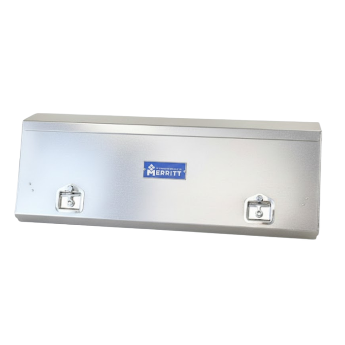 Merritt Top Mount High Side Box, Diamond Plate Door 16″ x 12″ x 72″, Bare Metal Model 710128-121