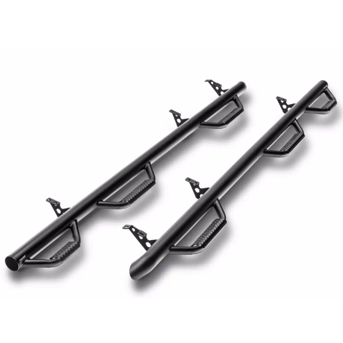 N-Fab Side Steps Wheel To Wheel Textured Black Steel Model T0498CC-6-TX
