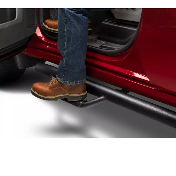 N-Fab Side Steps Wheel To Wheel Textured Black Steel Model C07105CC-6-TX