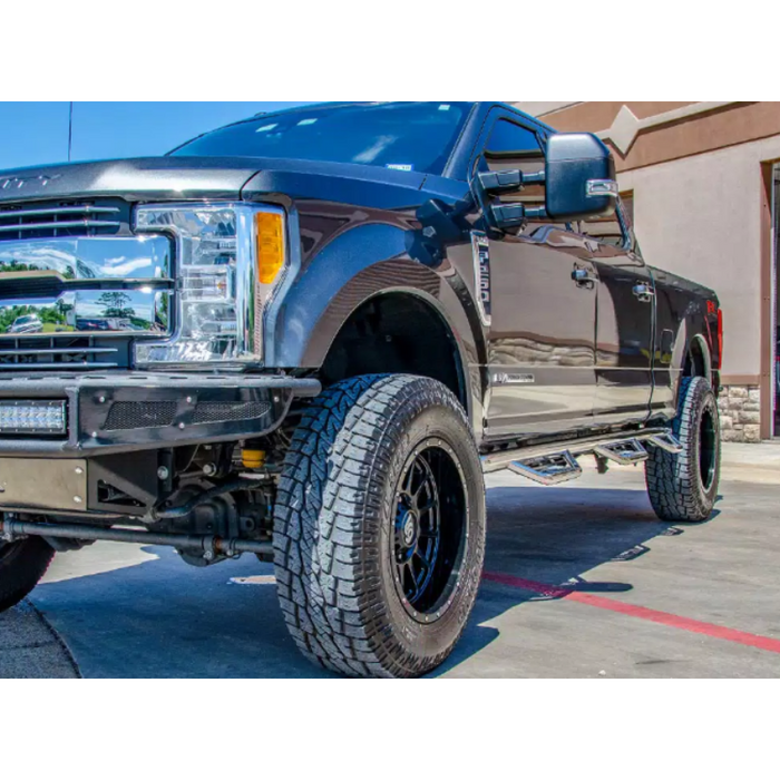 N-Fab Wheel To Wheel and Bed Access Podium Side Steps Stainless Steel Model HPD10103CC-6-SS