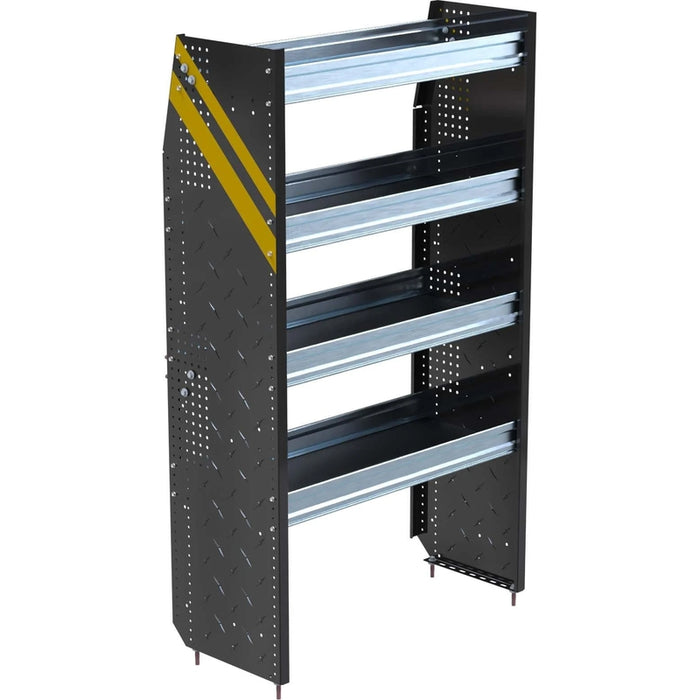 Ranger Design N5 4 Tray Steel Van Shelving for High Roof Vans 16"x36"x62" - 12 Bulk Pack - Model N5-RS36-4x12