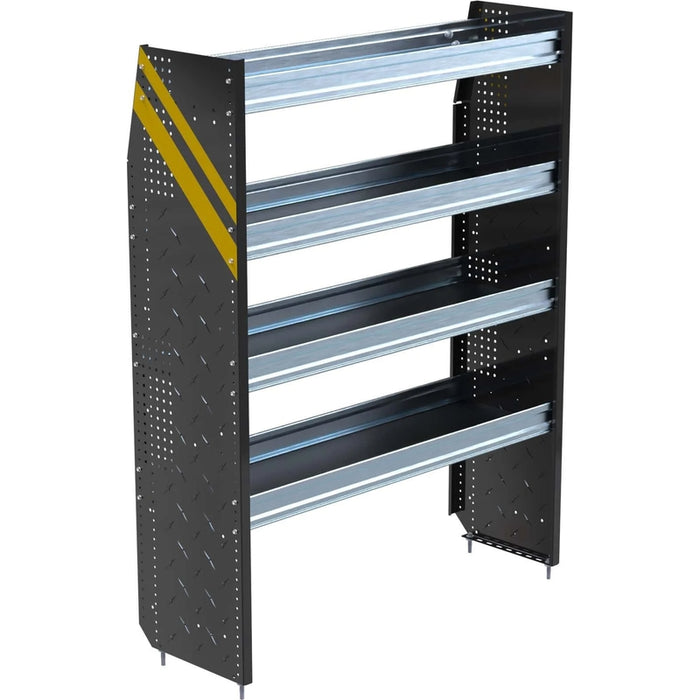 Ranger Design N5 4 Tray Steel Van Shelving for High Roof Vans 16"x48"x62" - 12 Bulk Pack - Model N5-RS48-4x12
