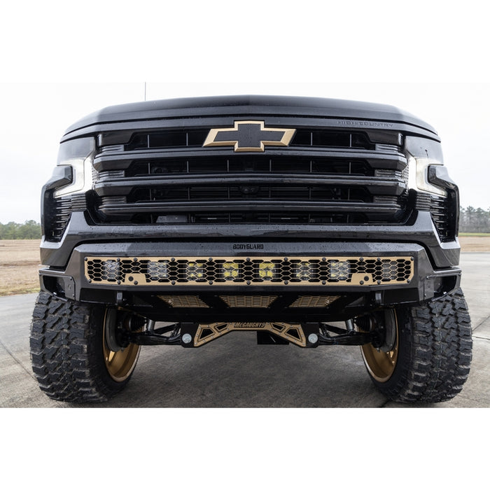 Bodyguard Freedom Front Base Non-Winch - No sensors cutouts - Bare metal Model NAC22ANBNN