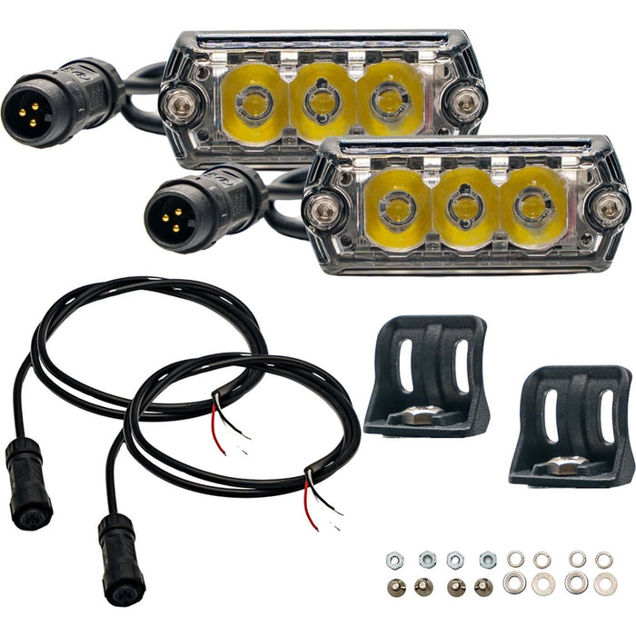 ARB NANO 2-Pack White/Amber Drive Light Set Model NAN122