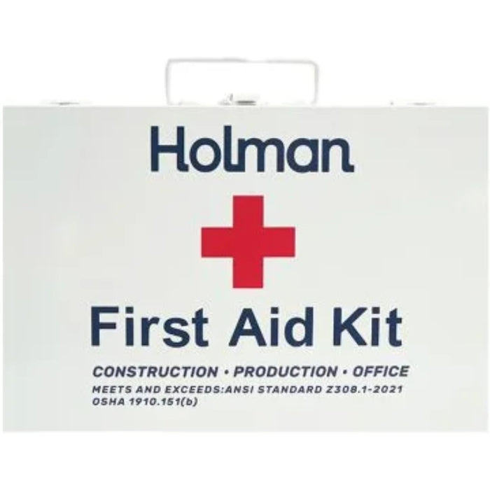 Holman First Aid Kit(ANSI & OSHA) - 25 person w/metal case Model NBTB001-25
