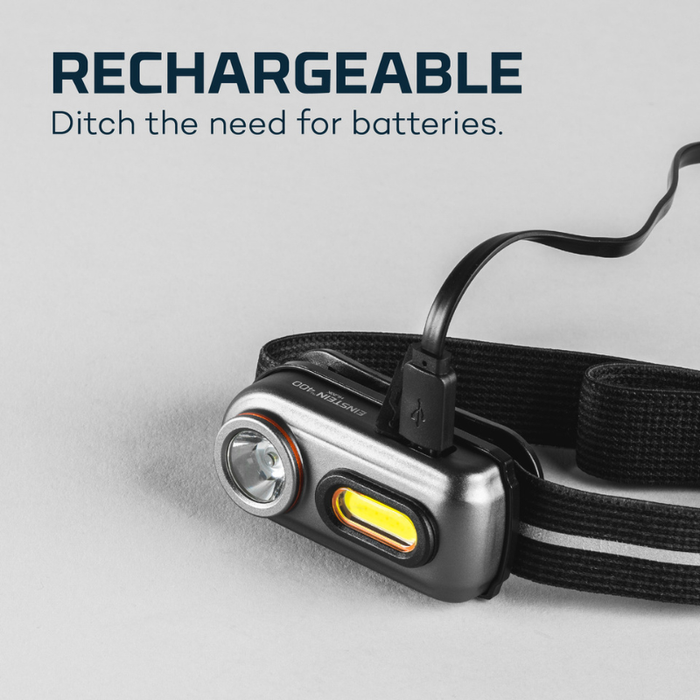 NEBO Einstein Rechargeable 400 Lumen Headlamp Model NEB-HLP-0005