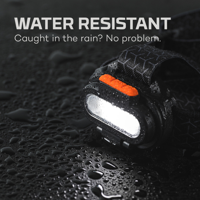 NEBO Einstein Rechargeable 1500 Lumen Headlamp featuring Flex Fuel Model NEB-HLP-0008